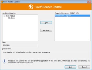 what is foxit reader update 9 2018